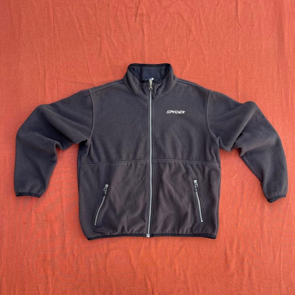 Spyder Men's Black and Navy Jacket